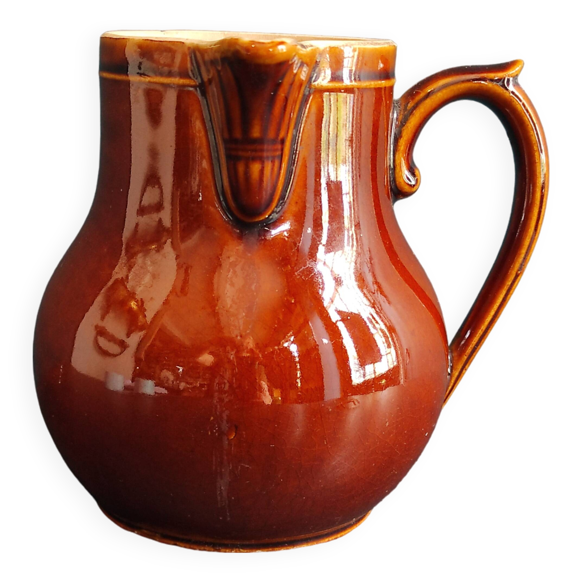 Vintage French Majolica jug
