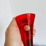 6 colorful Italian champagne flutes from the 50s