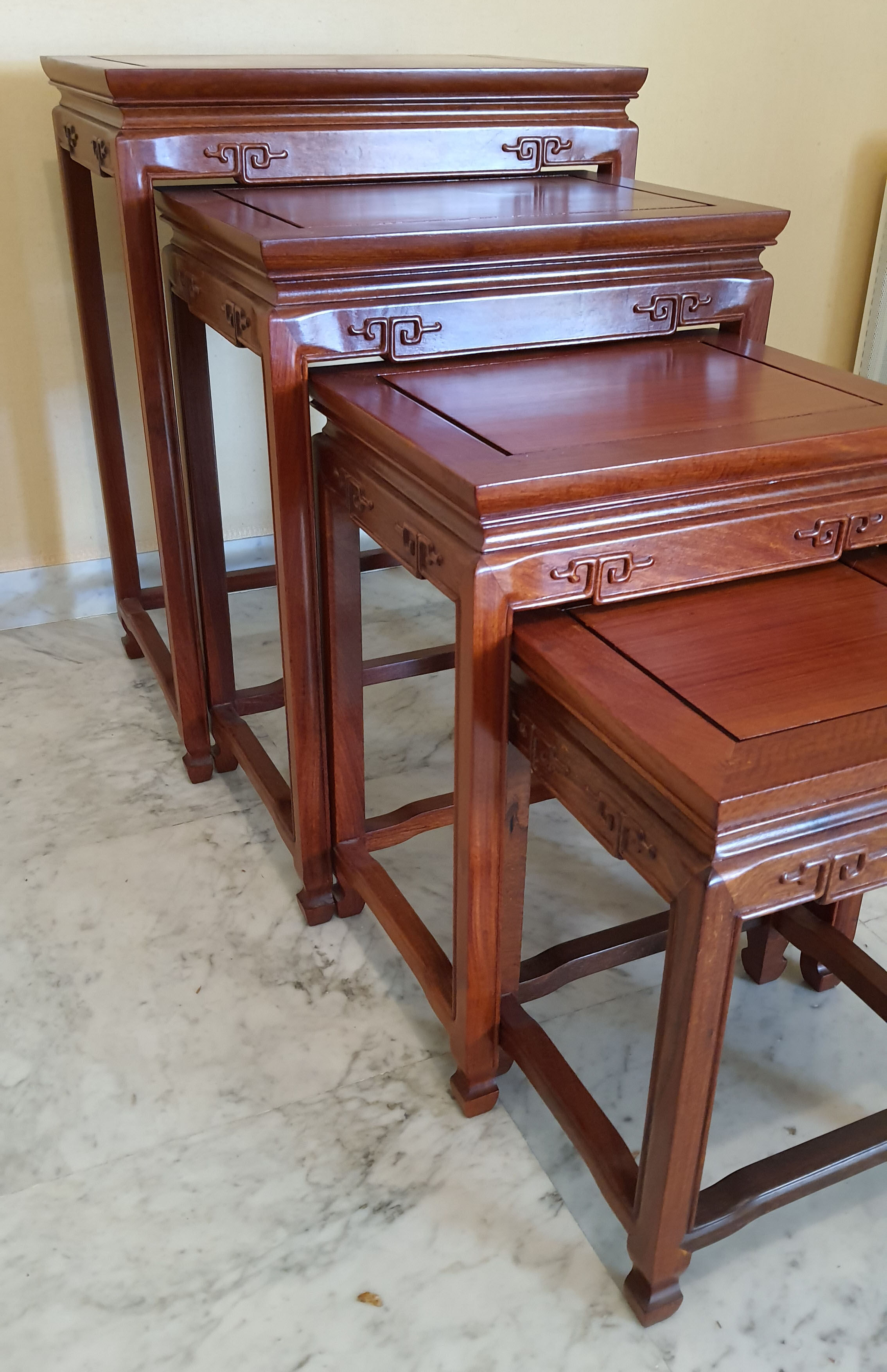 Tables trundle exotic wood China Asia XXeme