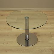 Table basse en verre, design danois, années 1970, production : BoConcept