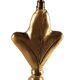 Vintage lamp base signed Pierre Casenove, gilded bronze, glass, 1970s.