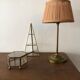 Ancient brass lamp, folded day offal