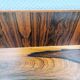 Wall-mounted bedside table in rosewood, Danish 1960-70s.