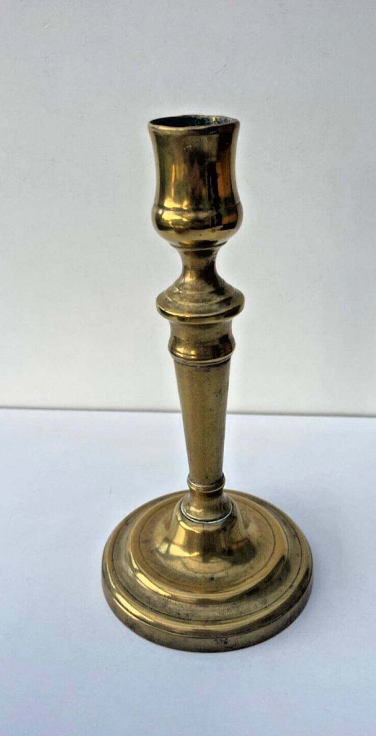 Antique Brass Candle Holder - Elegant, Authentic, Vintage Decor