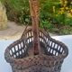Porte-bouteilles en osier Vintage