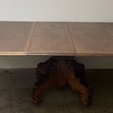 Pedestal Table With Bandeau In Walnut From The Early 20th Century