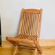 Scandinavian Vintage Folding Garden Chair for Children, Made in Denmark