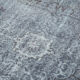 Handmade bohemian turkish 1980s 168 cm x 284 cm grey carpet