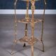 Decorative Metal Side Table, Italy, 1960s