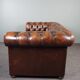 Chesterfield sofa in old cowhide 2.5 seats