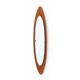 Mirror with curved plywood frame, 1960s