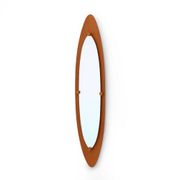 Miroir avec cadre en contreplaqué courbé, années 1960