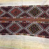 Turkish kilim 135x120 cm square tribal