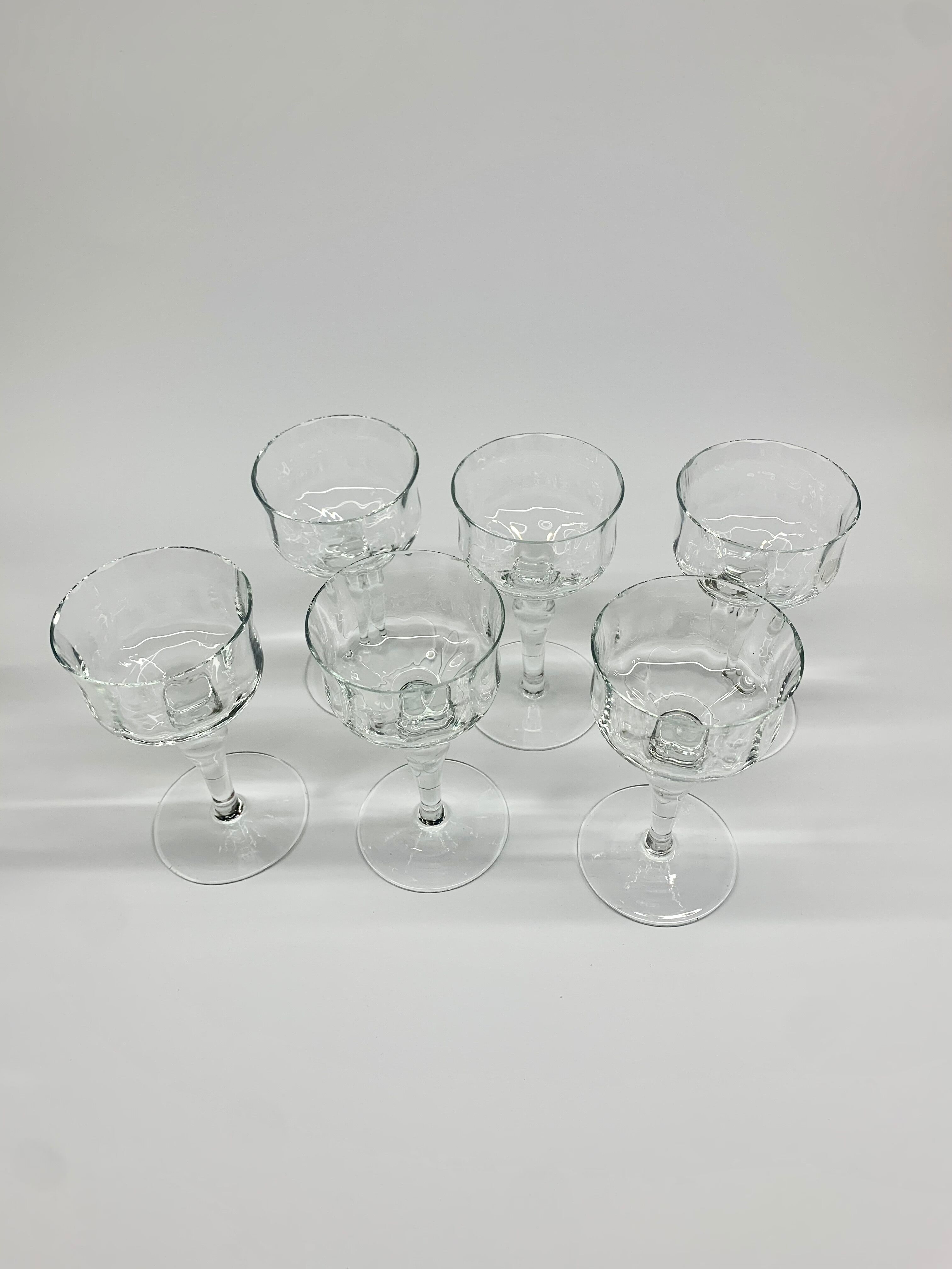 Set of 6 Glasses, 1940s