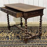 Henry II oak desk table from the early 20th century