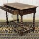 Henry II oak desk table from the early 20th century