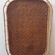 Rattan service plate