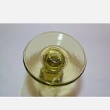 Pair of biot glass candlesticks