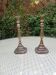 Pair of bronze candlesticks