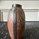 Vase en laiton émaillé