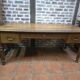 Oak desk with 3 drawers