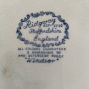 4 Ridgway Windsor Blue English Dessert Plates – Staffordshire