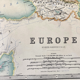 Ancient map of Europe by Keith Johnston - late nineteenth