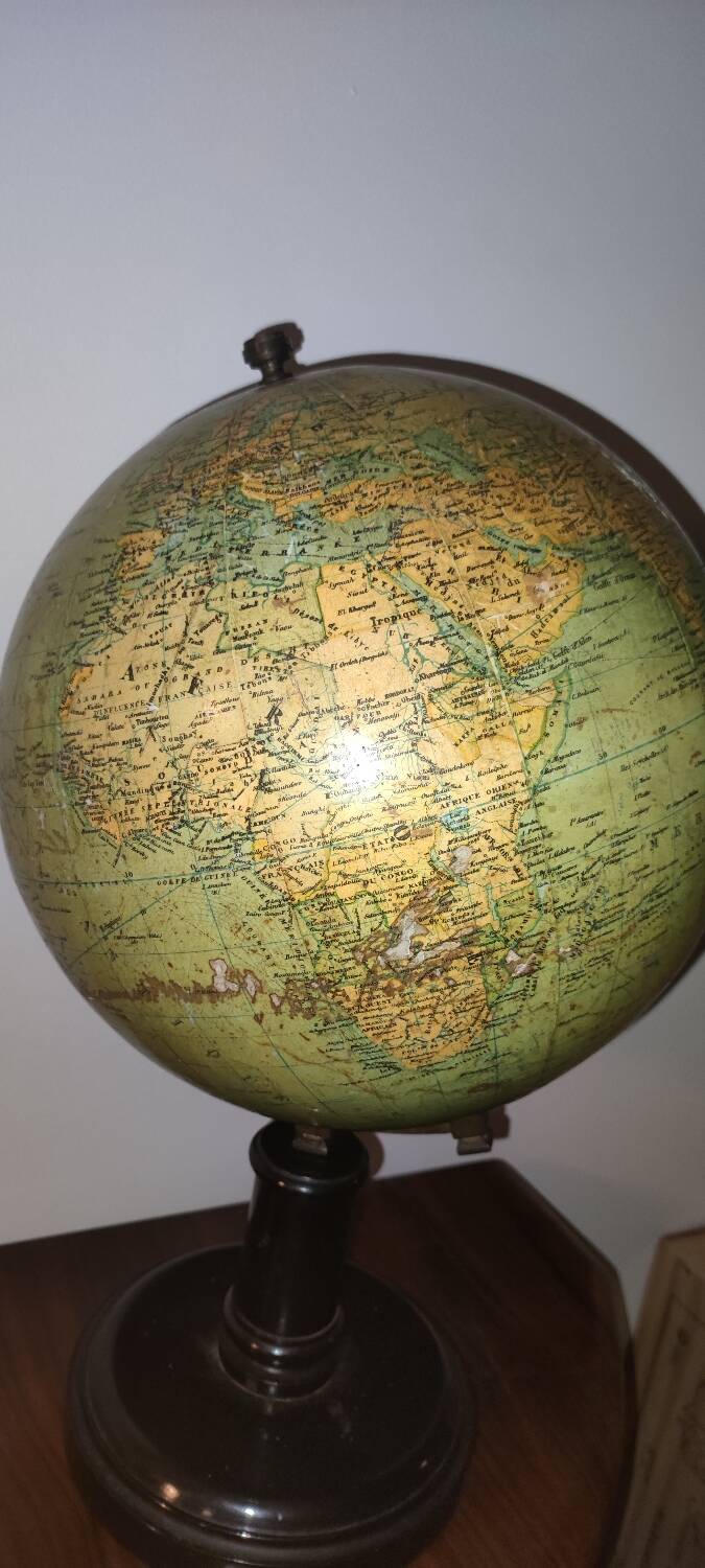 Plaster globe G Thomas late 19th