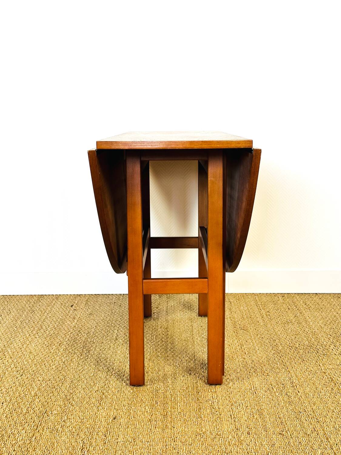 Scandinavian teak folding dining table