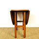 Scandinavian teak folding dining table