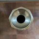 Antique brass candle holder