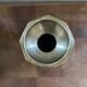 Antique brass candle holder