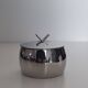 Stainless steel sugar bowl by Guy Degrenne