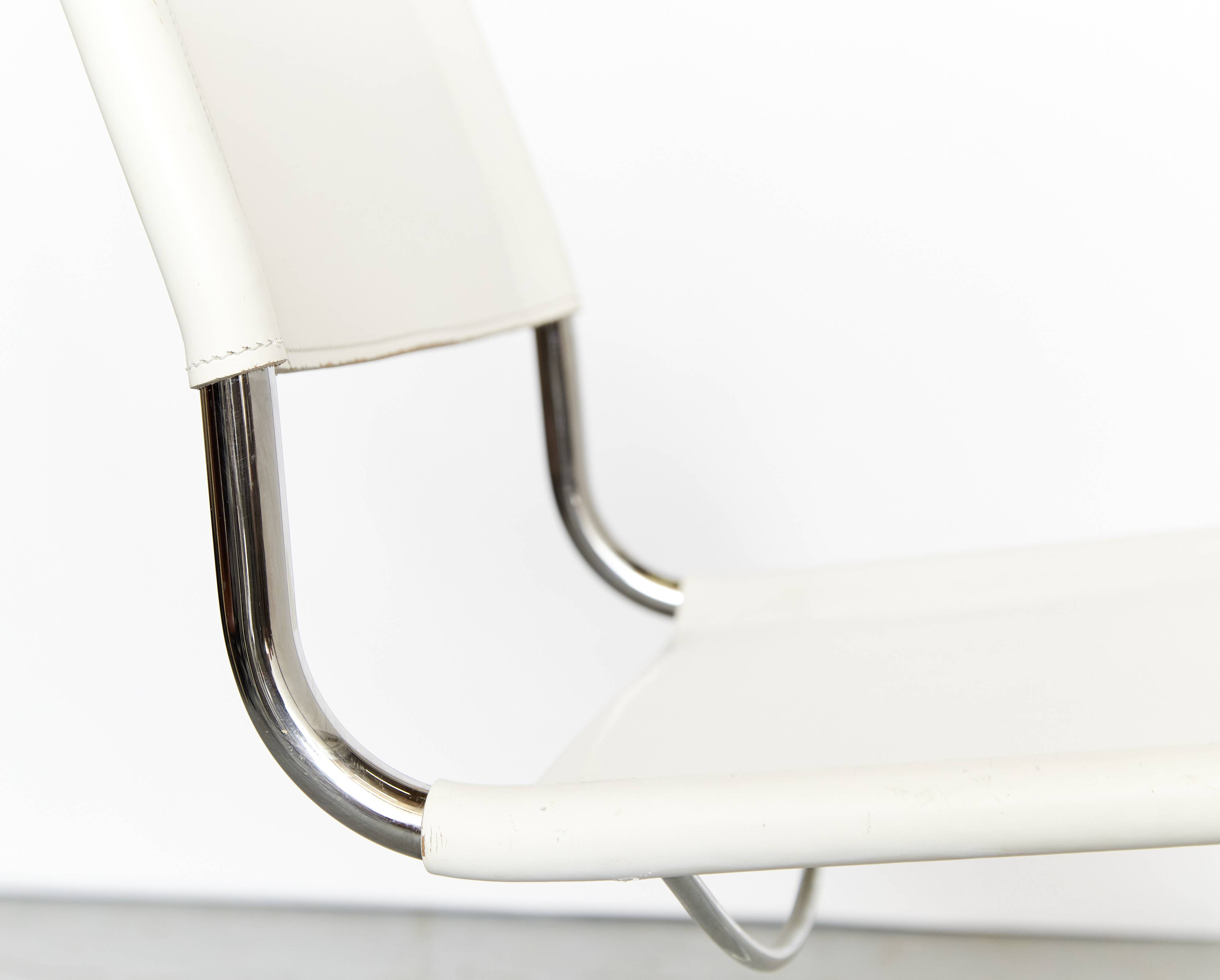 Chaises  S33 Mart Stam Thonet, lot de 4