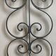 Wrought iron wall light