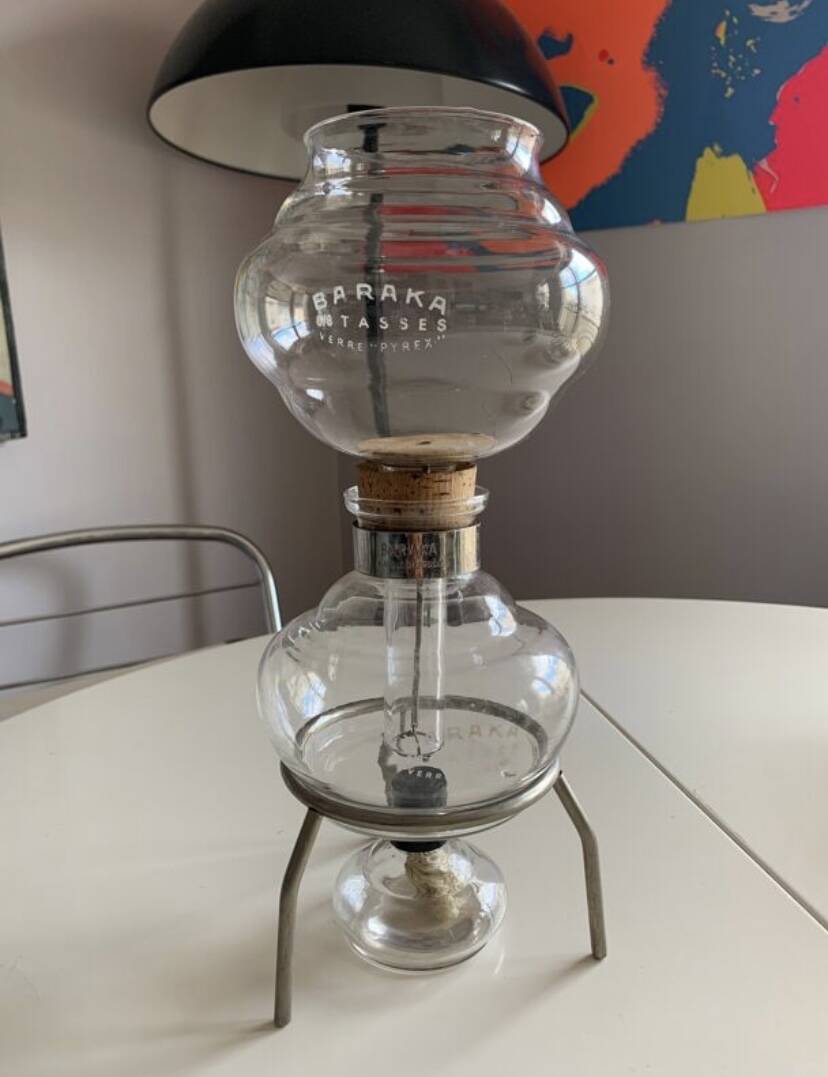 Vintage depression coffee maker from the 50s Baraka cona hellem Vintage depression coffee maker