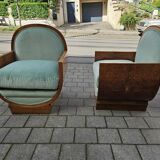 art deco armchairs