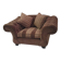 Large weighty love seat with the original matching cushions. Marked "Handmade in Holland"