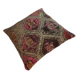 Housse de coussin kilim turque vintage, 55 x 55 cm