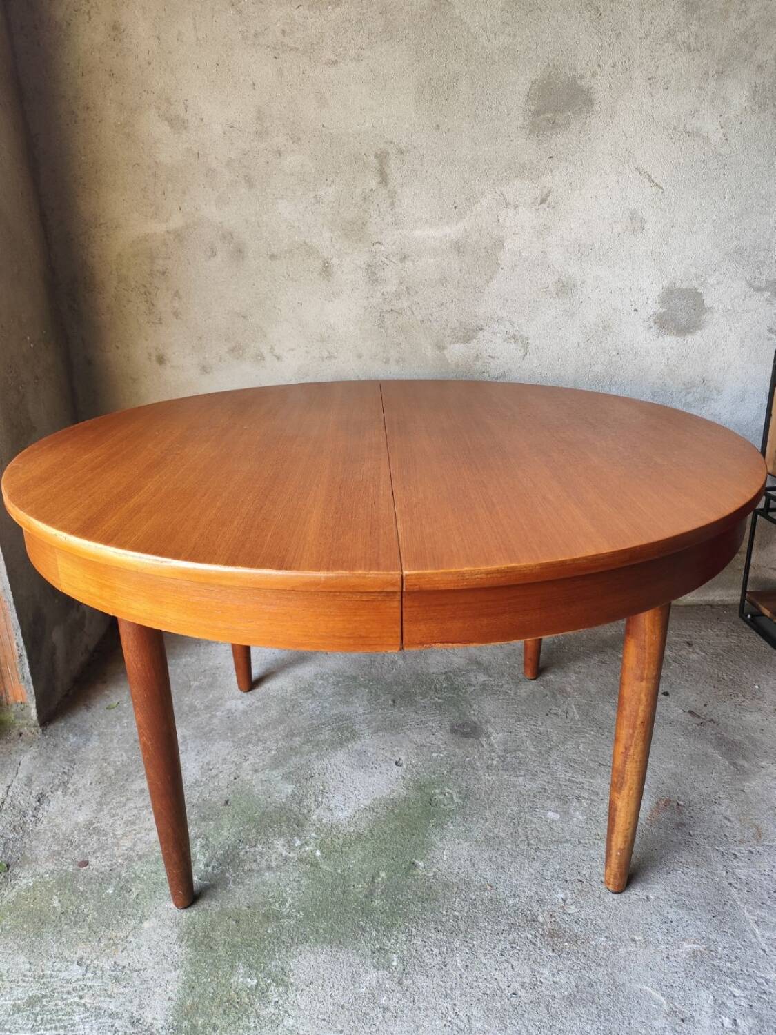 Vintage round dining table