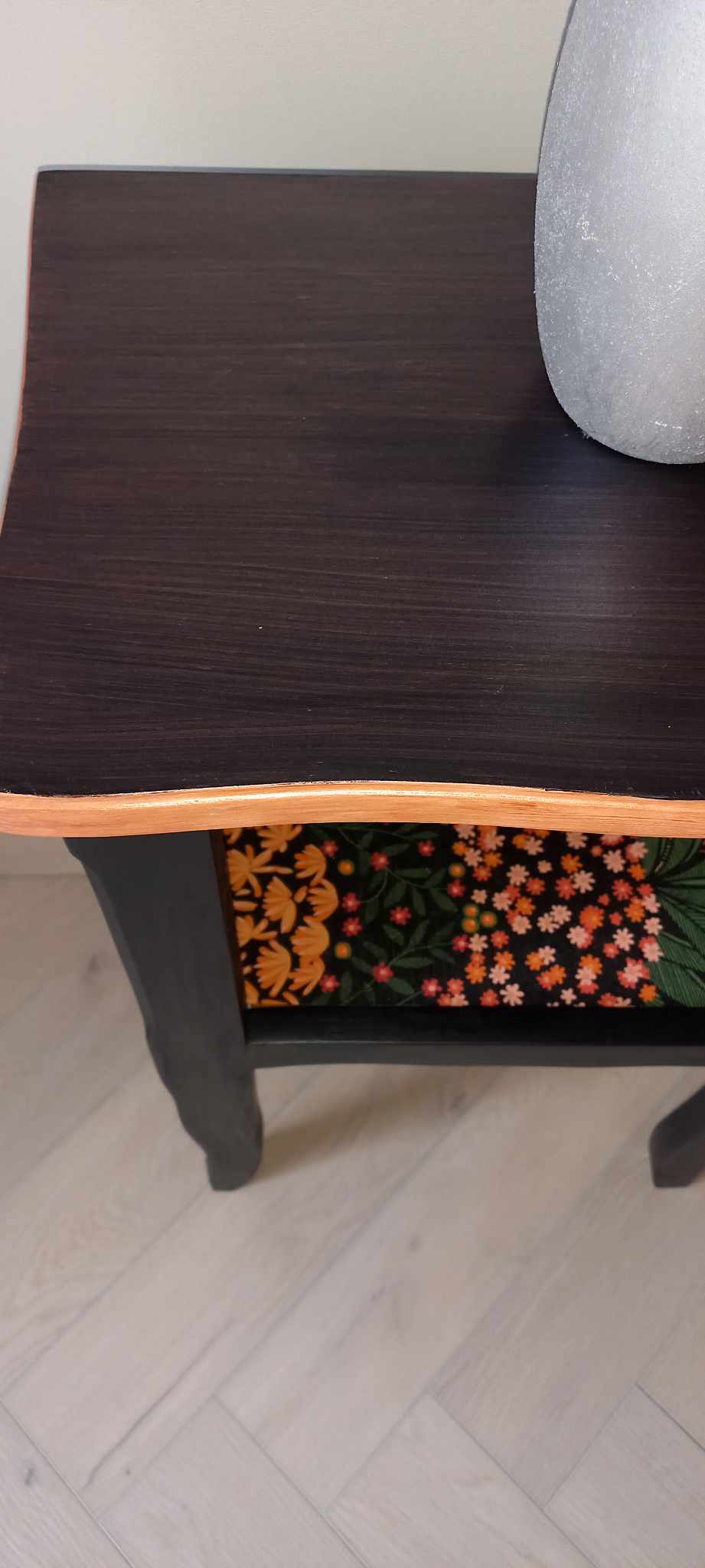 Vintage bedside table restyled