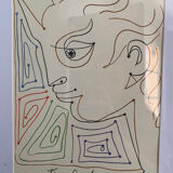 Numbered Jean Cocteau screen print