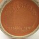 Brown inner orange-brown vase - W.Germany