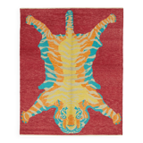 Turkish Handknotted Wool Tiger Rug  192 cm x 240 cm