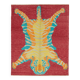Turkish Handknotted Wool Tiger Rug  192 cm x 240 cm