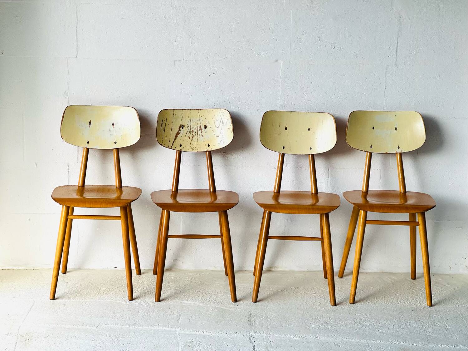 Dining Chairs by TON, 1960’