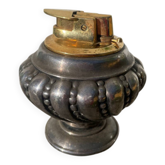 Ronson silver-plated metal lighter