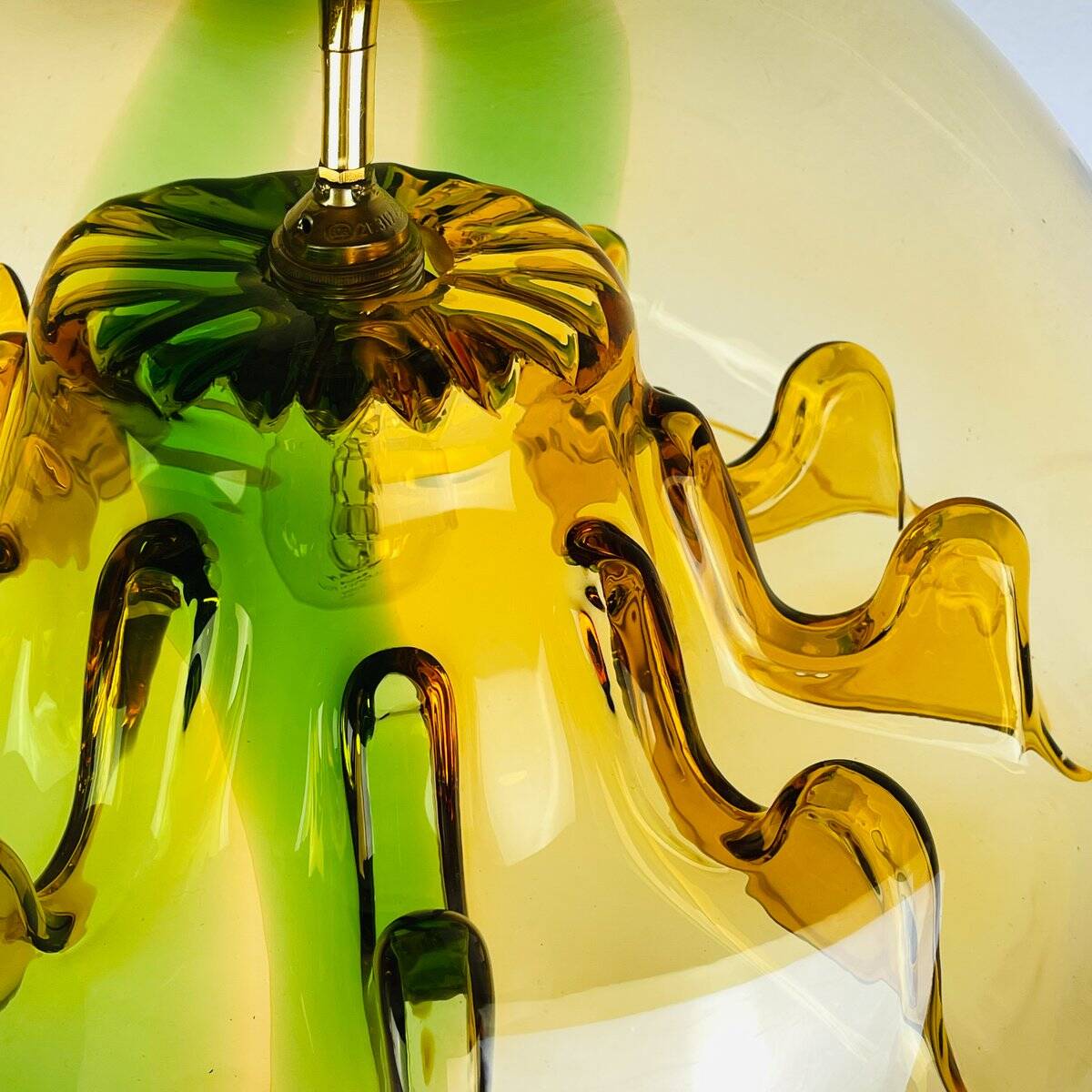 Mid-Century Murano Hanging Lamp Medusa, Italy, 1960s