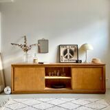 Meuble de métier de chapelière – Enfilade vintage restaurée