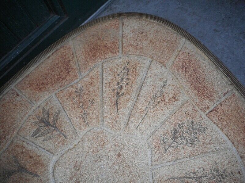 Coffee table signee Barrois faussile vintage